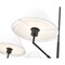 Z-Lite Leila Chandelier, 6-Light, 44 In.W x 10.75 In.H, Matte Black/White Linen 744-44R-MB - alternate 4